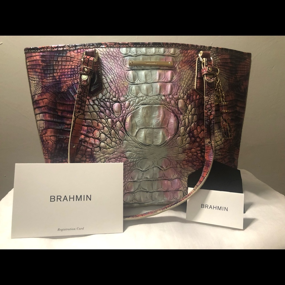 Brahmin Medium Asher- Supernova Ombre Melbourne - EUC (Carried one time).